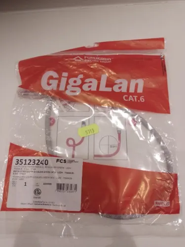 Cabo De Internet Cat6 Furukawa Gigalan 50cm Ethernet