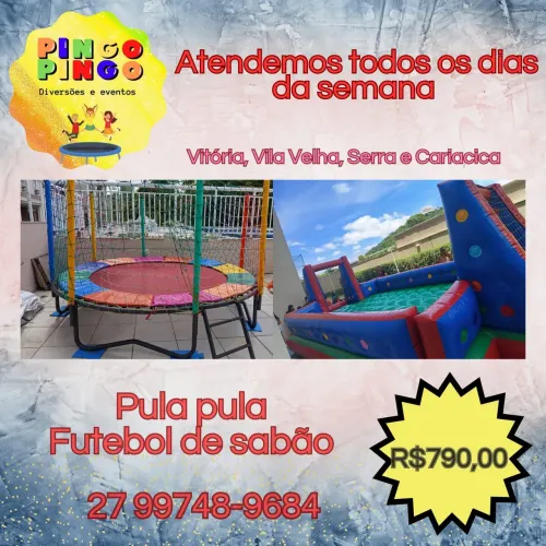 Pula Pula e Futebol de Sabão - Diversão Garantida!