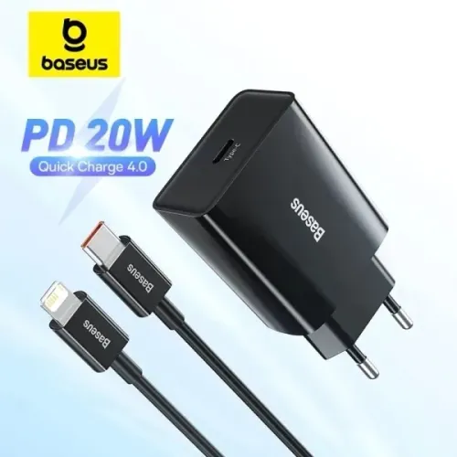 Carregador Baseus 20W PD Quick Charge 4.0