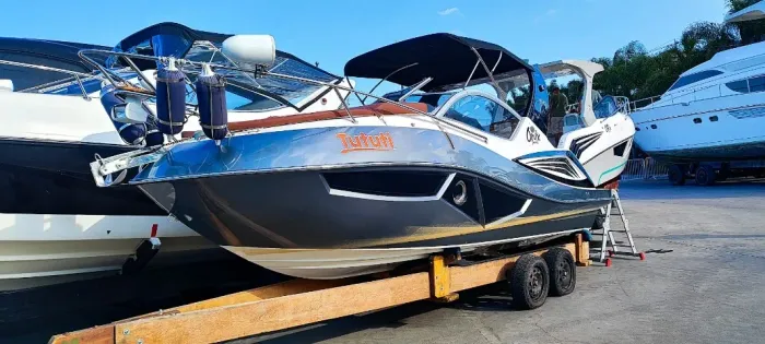 Lancha Onix 250 Mercury 250hp 126h Completa + Som 30mil + Carreta 2 Eixos - Itajaí SC