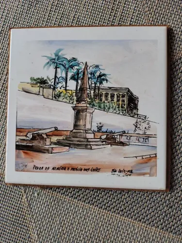 Azulejo pintado a mão