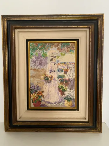 Pintura em moldura