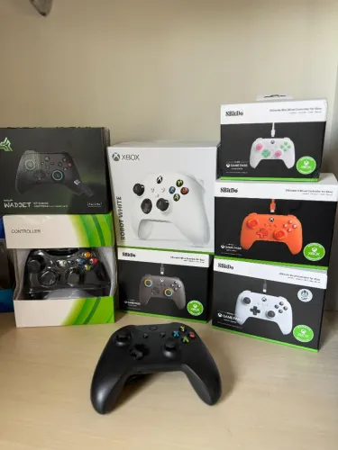Controle Xbox One Séries PC TV novos entregamos