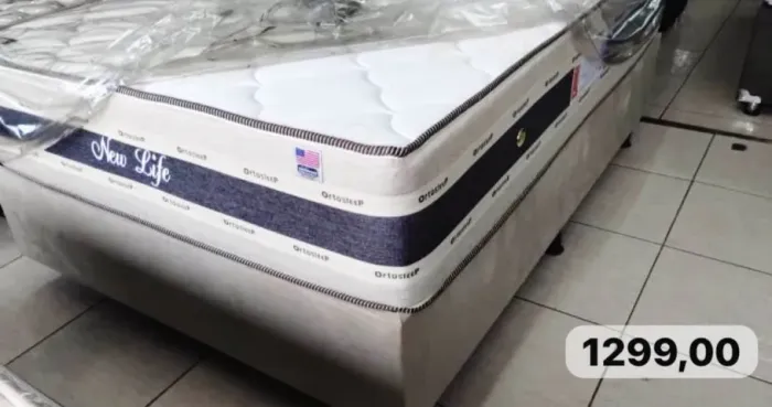 Cama box, suporte casal