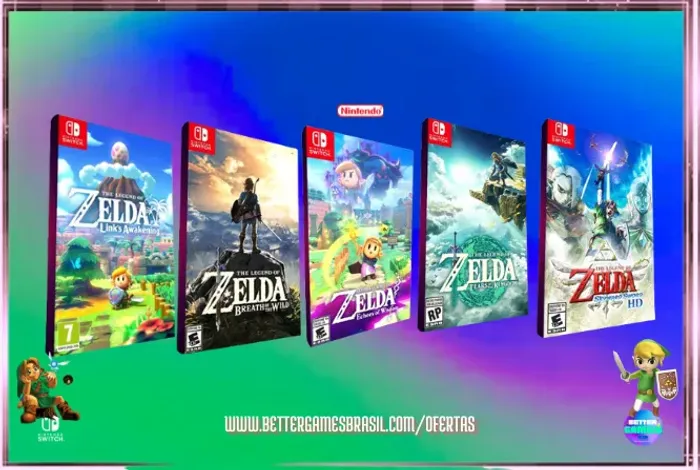 Zelda : Legends Breath Nintendo Wild Skyward Link Awakening Tears Wisdom Kingdom Echoes