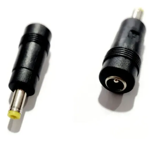 Adaptador  Para Fonte Femea 5,5mm Para 1.7mm x 4.8mm Macho HP