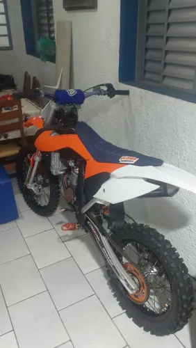 Moto de motocross veloterra enduro KTM 85 completa com kit 105cc