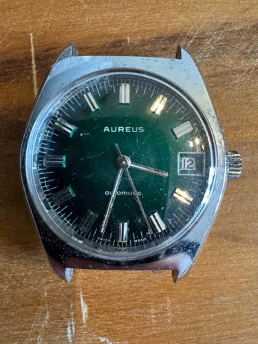 Relógio Aureus vintage made in Suíça automático