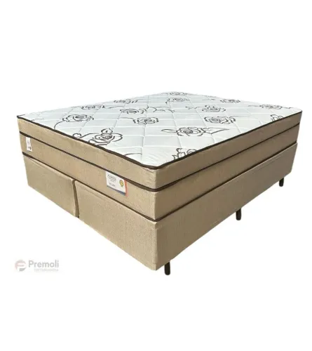 Cama Casal Com Molas