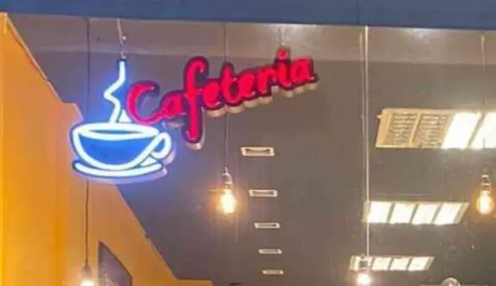 Letreiro cafeteria / medidas nas fotos