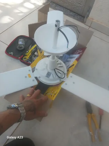 Ventilador de teto instalação promo