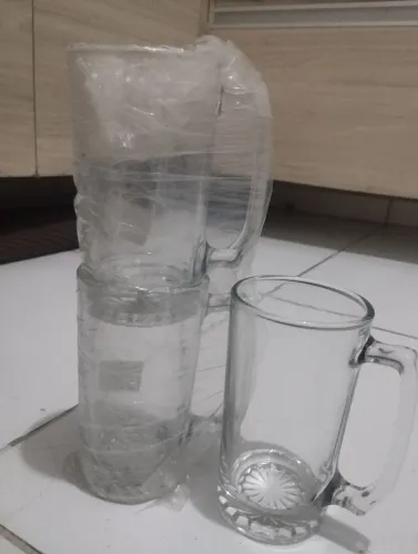 Canecas de vidro resistente para chopp 500ml