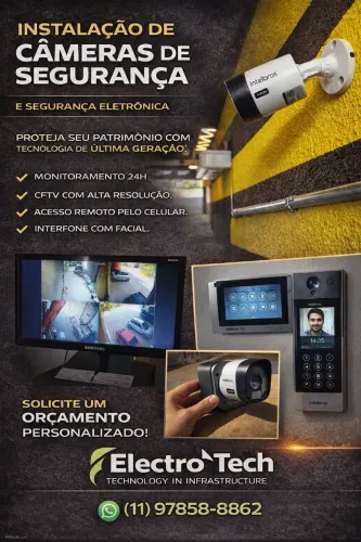 Instalação de câmeras 