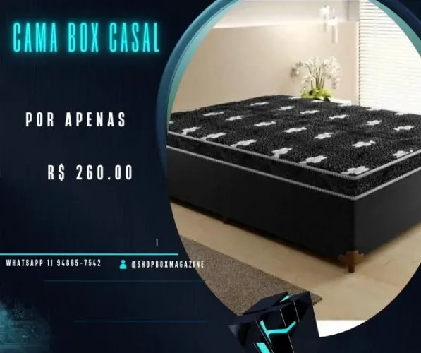 cama box casal (promoção120)