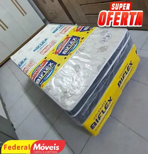 Cama Solteiro em Promoção Base e Colchão Biflex - Solicite Nosso Catálogo