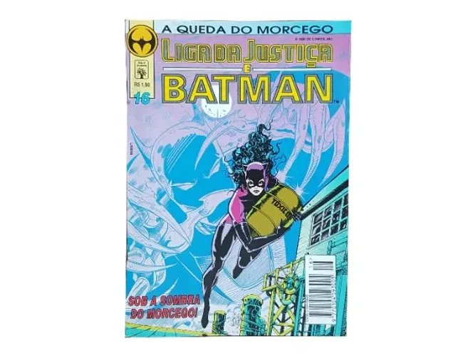 Revista Hq Liga Da Justiça E Batman: A Queda Do Morcego #16