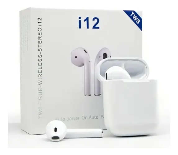 Fones De Ouvido Sem Fio I12 Touch Control Tws