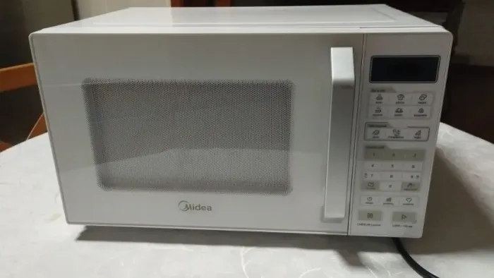 Micro-ondas 27L Branco SmartPlate Midea 127V  Microondas MXSA27B1