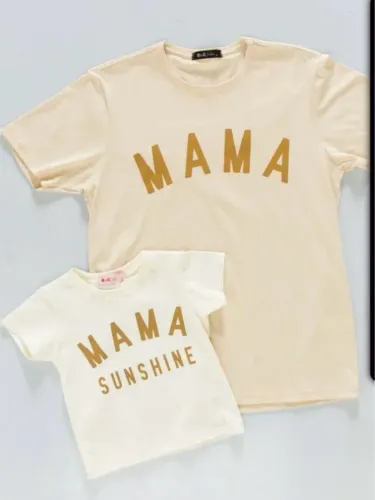 Kit Tal Mãe Tal Filha - Camisetas Mama Sunshine