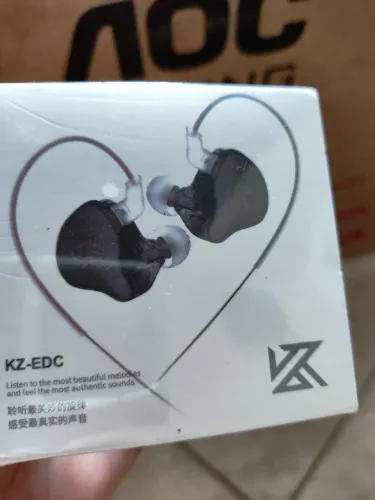 Fone KZ EDC EDCX retorno de palco sem microfone