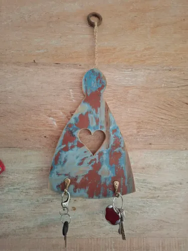 CHAVEIRO DE MADEIRA (nossa senhora)
