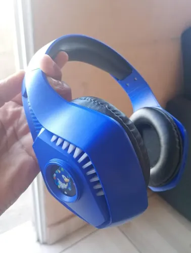 Fone de ouvido azul