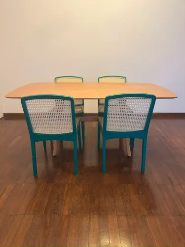 Mesa de Jantar 6 lugares Abracasa - madeira