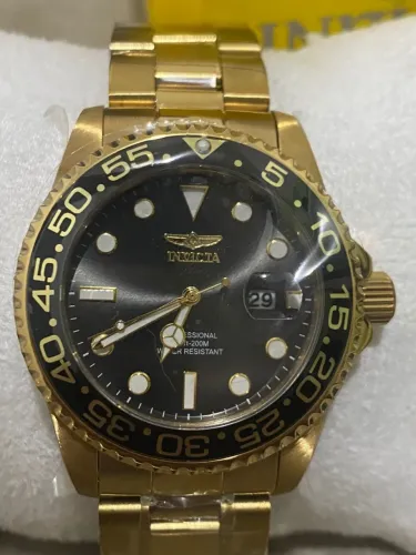 Relógio Invicta Pro Diver Original Dourado 33257 - Novo na Caixa