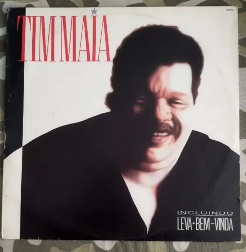 LP Vinil Tim Maia Bem-Vinda 1985 Com Encarte VG+