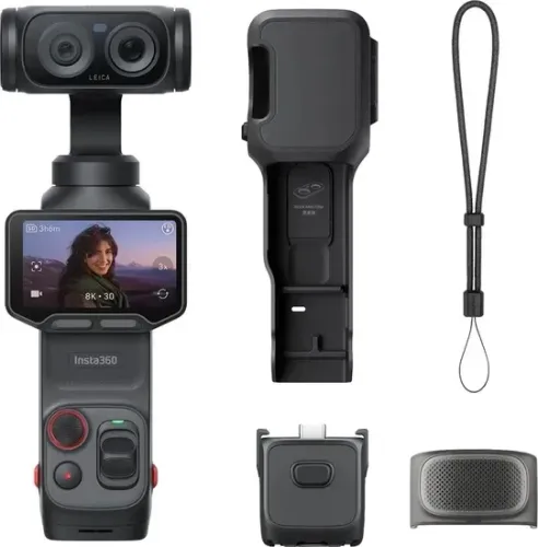 Câmera com Estabilizador INSTA360 Luna Ultra Standard - Cosmic Black (LUNA01)