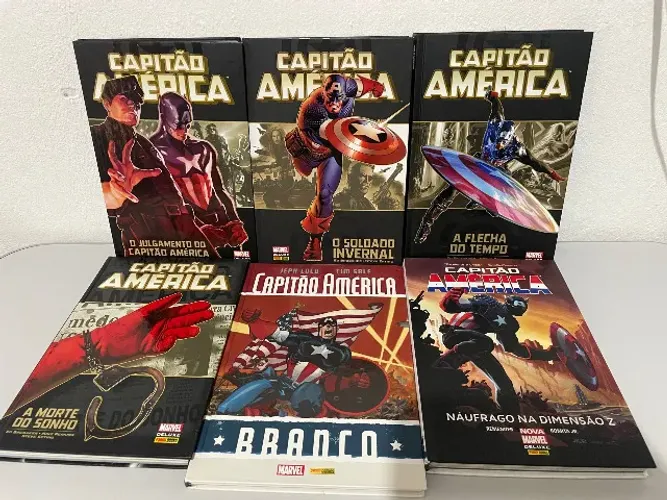 Capitão América: Marvel Deluxe e Marvels Essenciais