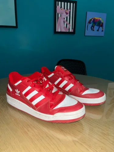 fórum low adidas vermelho