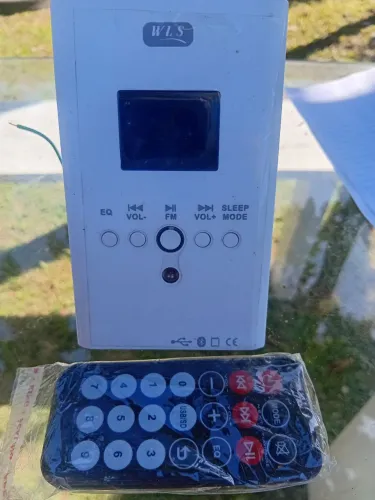 Amplificador de parede wls bluethoth, USB, sd card, rádio fm  110 volts 