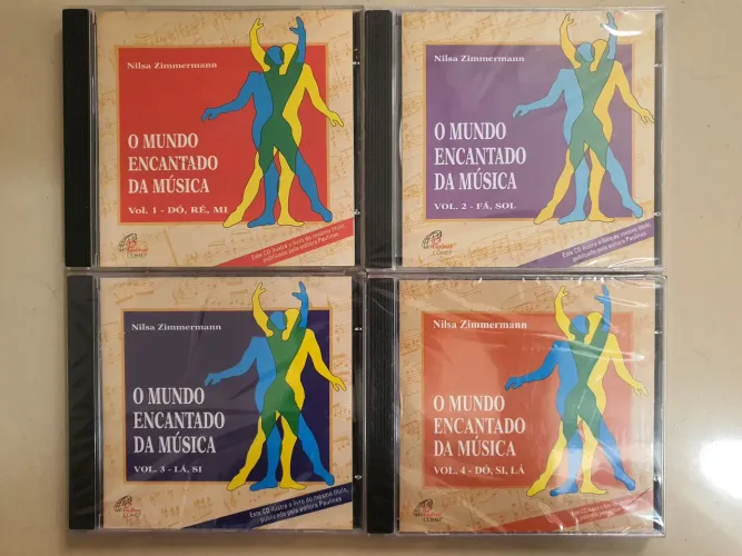 Coleção de CDs O Mundo Encantado da Música 4 Cds