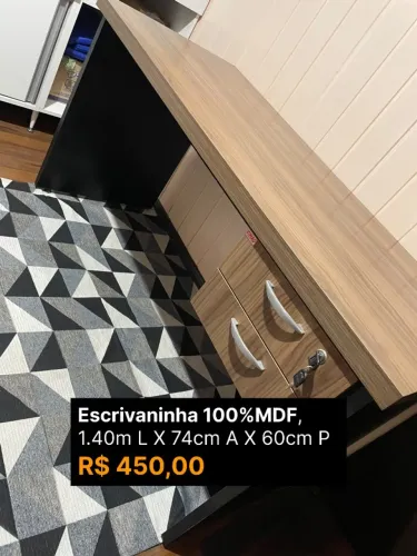 Escrivaninha 100% MDF
