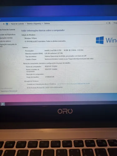 Notebook core i3, 4gb ram 320hd
