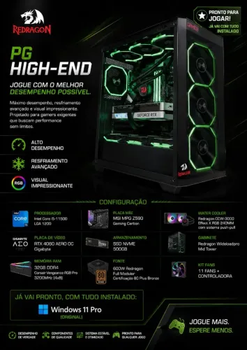 PC GAMER HIGH-END / 10x Sem Juros