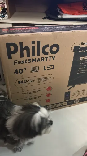TV NA CAIXA 40? PHILCO + SAMSUNG 40? SMART USADA EM ALTA PERFORMANCE