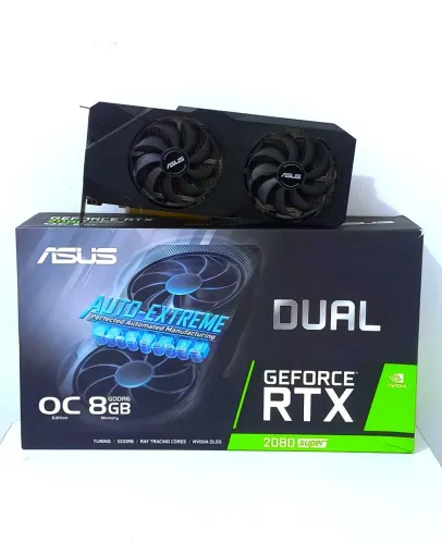RTX 2080 SUPER ASUS DUAL EVO OC 8GB GDDR6 256BITS Roda tudo!