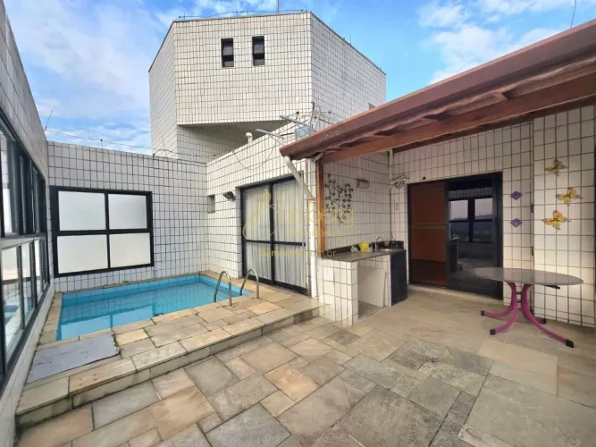 Cobertura no Jardim Lar São Paulo com 3 dormitórios, piscina e 3 vagas
