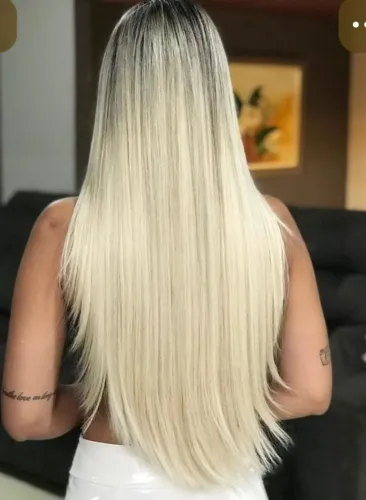 Mega hair tic tac semelhante ao cabelo natural
