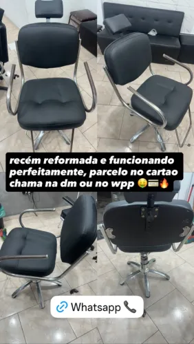 Cadeira hidráulica de Barbeiro