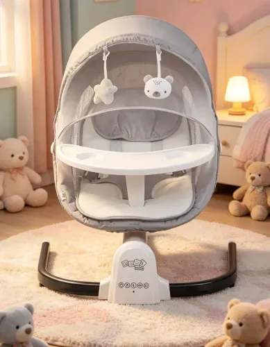 Cadeira de Descanso Bebê 3 em 1 Musical com Balanço Automático Snug - Maxi Baby  Ac.Cart..