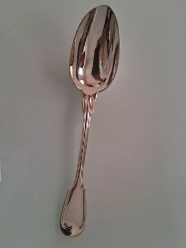 Colher francesa de prata marca Cristofle
