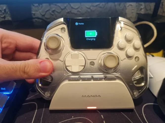 Controle manba one branco novinho