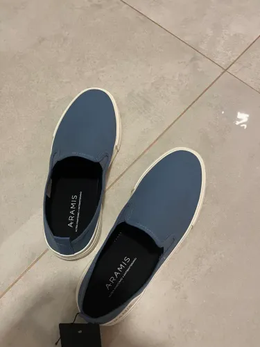 Tênis Aramis Slip On Azul Novo C/ Etiqueta - Tam 40 (Original)