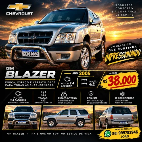 Chevrolet S10 Blazer Advant. 2.4/2.4 MPFI F.power 2005