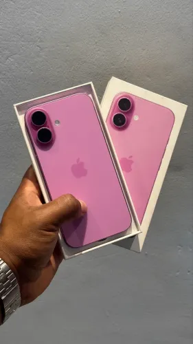 iphone 16 Rosa com caixa