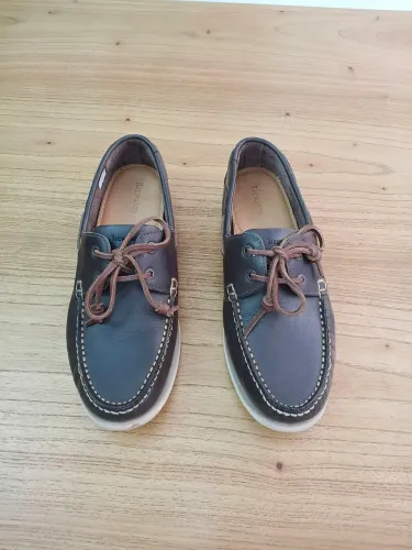 Sapato Dockside Couro Richards Ponto Celeiro 