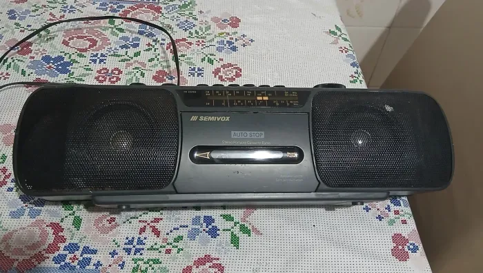 Radio gravador am fm semivox